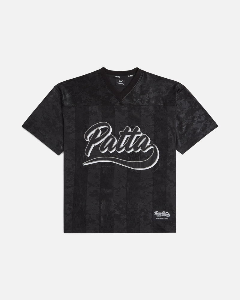 Patta Digi Lobi Mesh Football Jersey (Black) - Patta