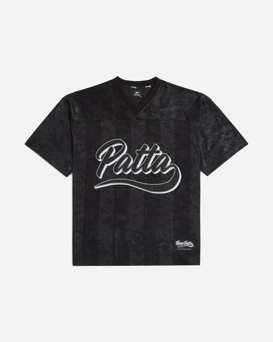 Patta Digi Lobi Mesh Football Jersey (Black) - Patta