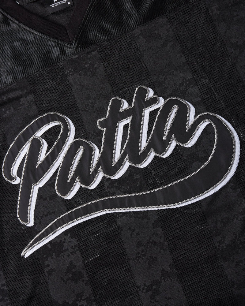 Patta Digi Lobi Mesh Football Jersey (Black) - Patta