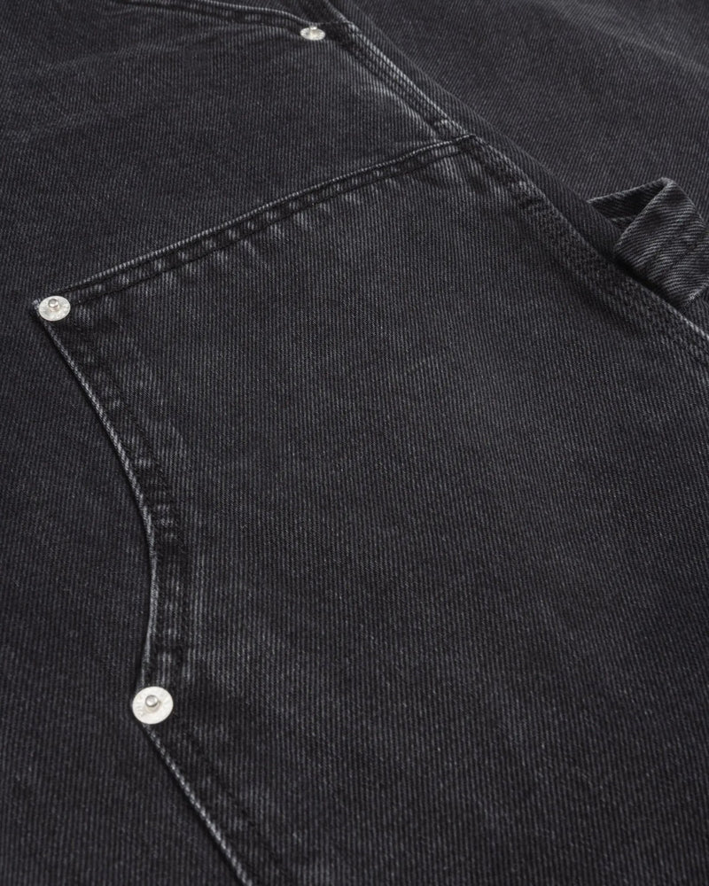 Patta Double Knee Denim Pants (Black Denim) - Patta