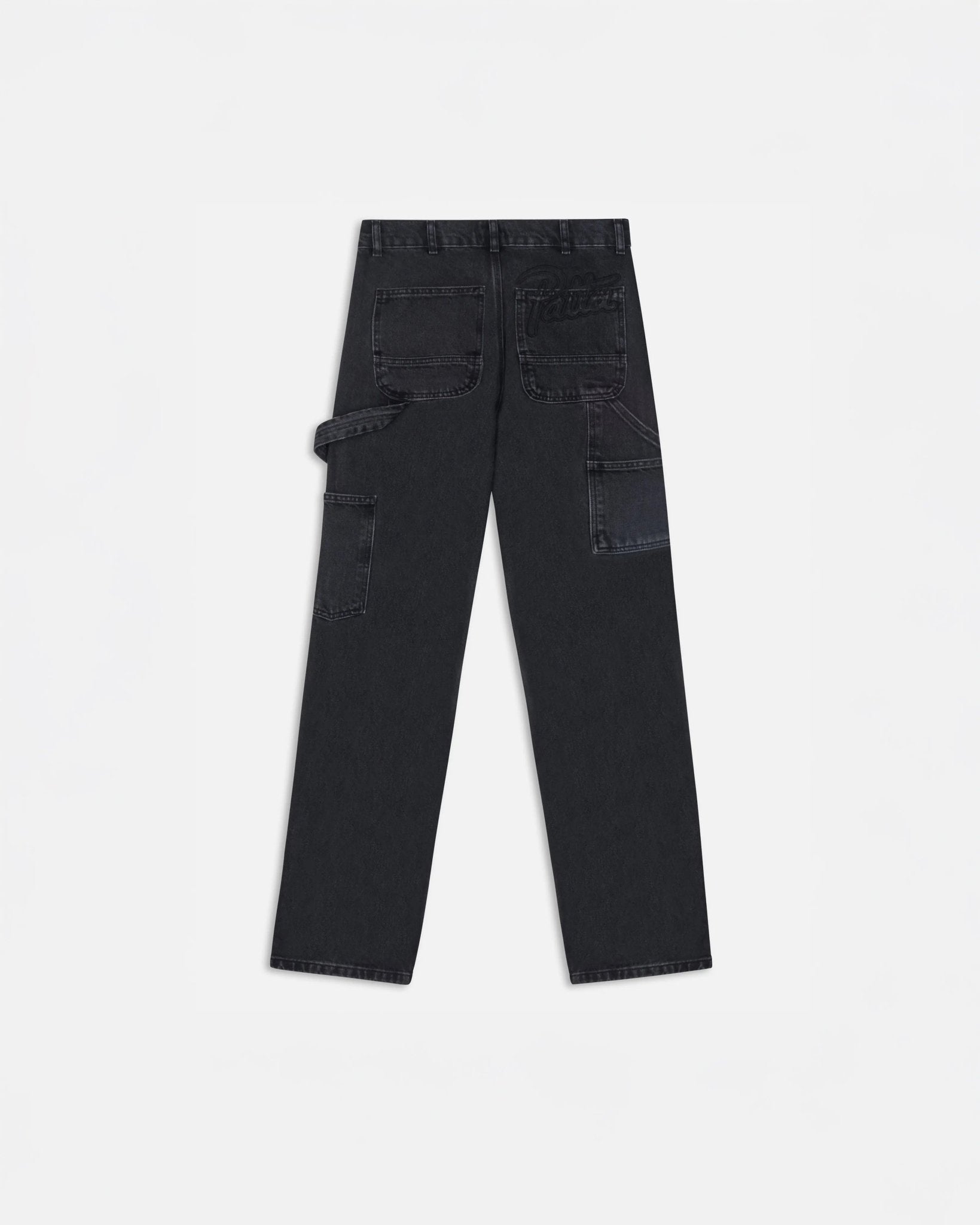 Patta Double Knee Denim Pants (Black Denim) - Patta