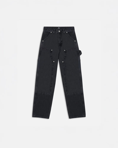 Patta Double Knee Denim Pants (Black Denim) - Patta