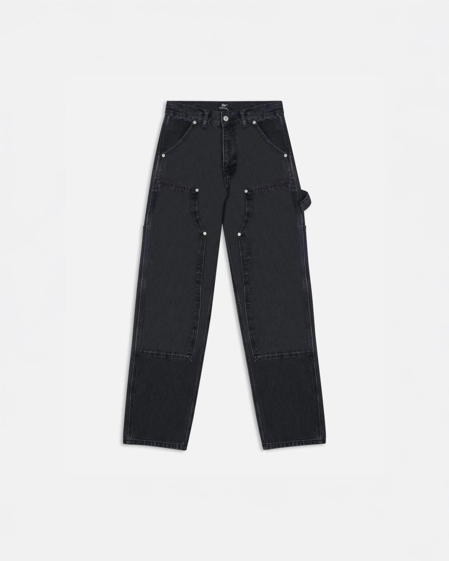 Patta Double Knee Denim Pants (Black Denim) - Patta
