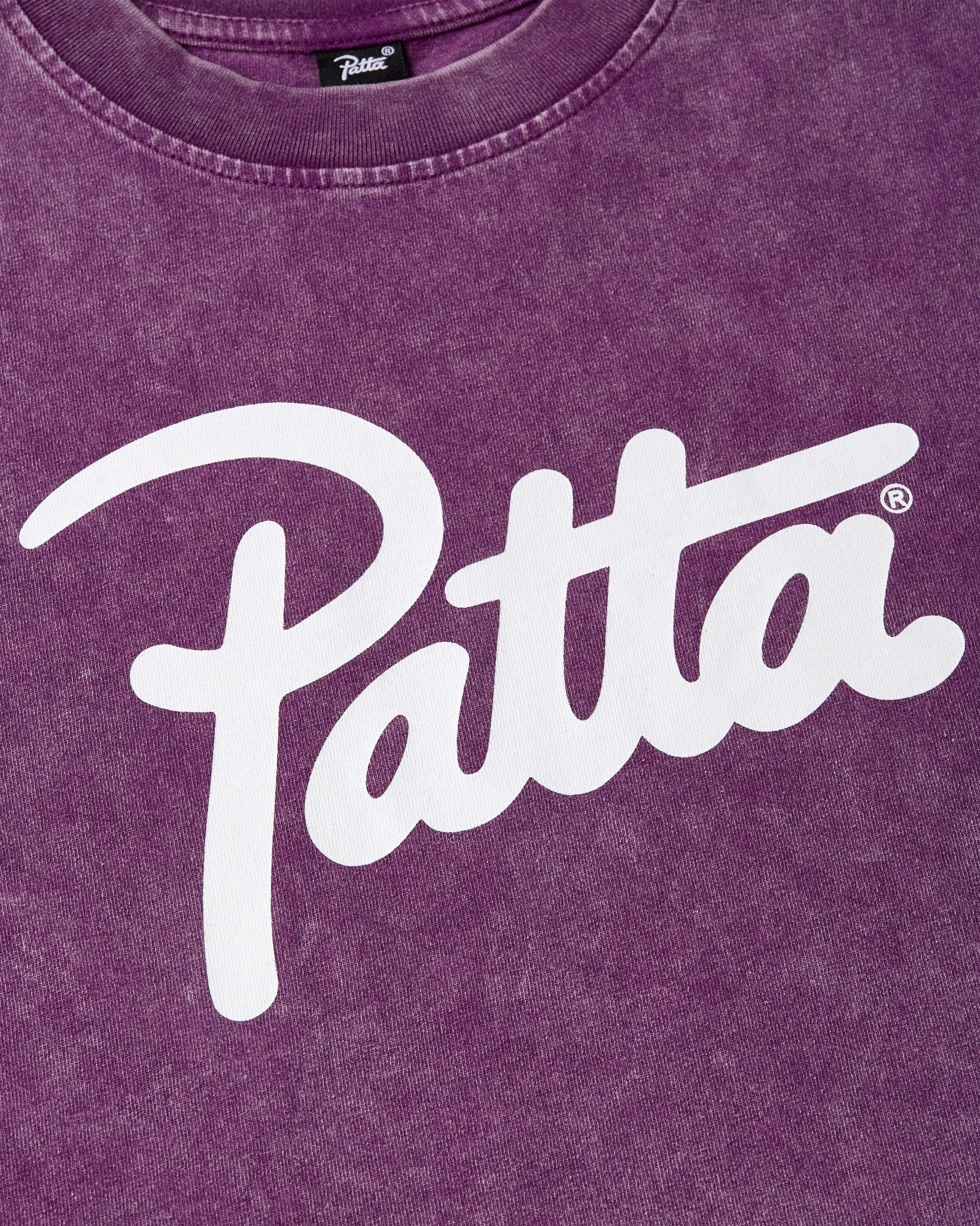 Patta Femme Acid Wash Baby T-Shirt (Dark Purple ) - Patta