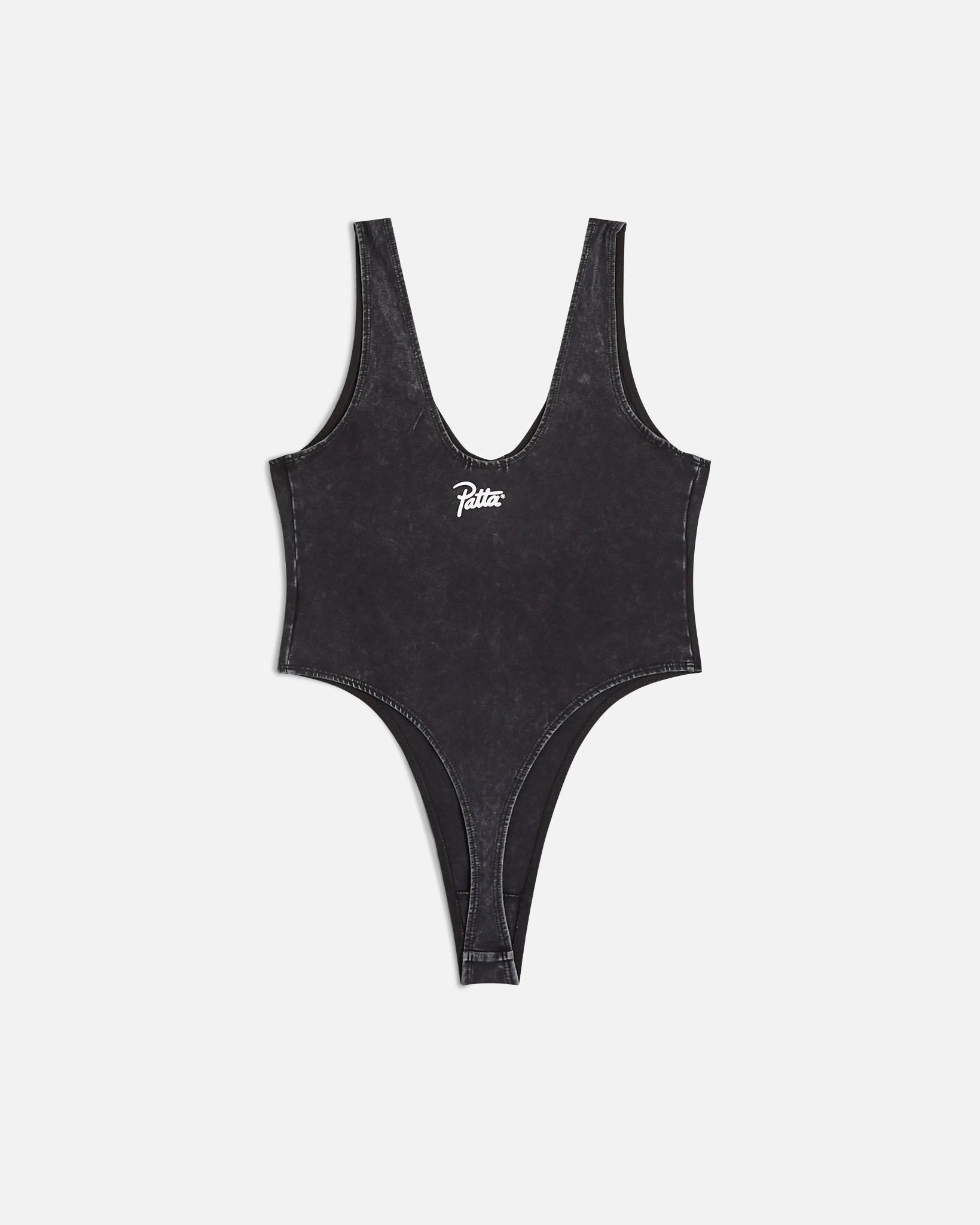 Patta Femme Acid Wash Bodysuit (Black) - Patta