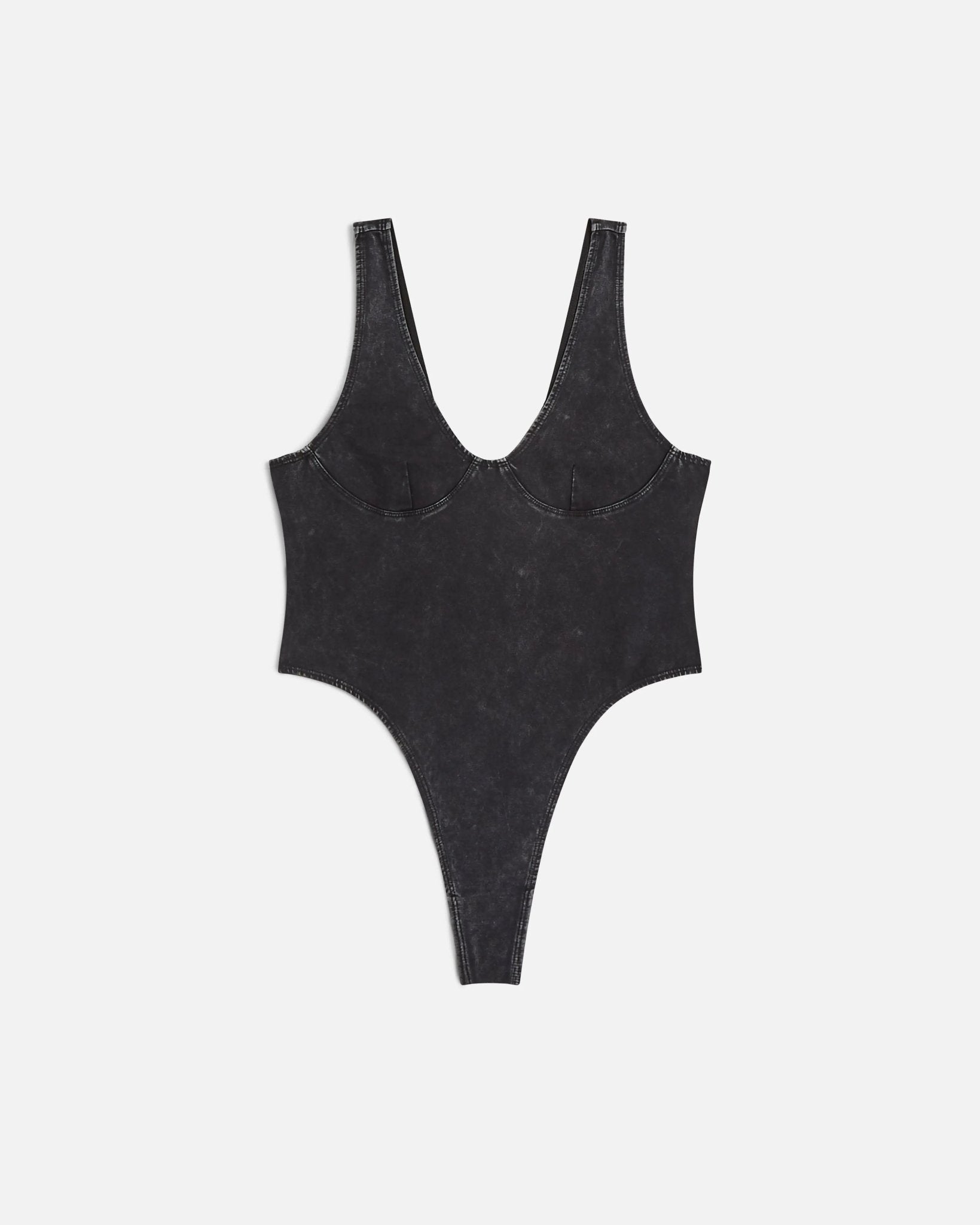 Patta Femme Acid Wash Bodysuit (Black) - Patta