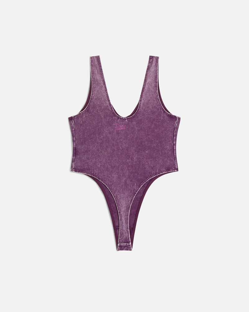Patta Femme Acid Wash Bodysuit (Dark Purple) - Patta