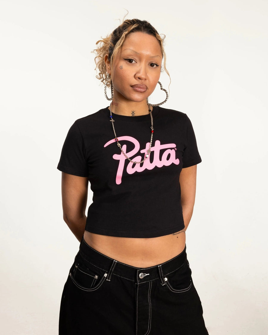 Patta Femme Baby T-Shirt (Black) - Patta