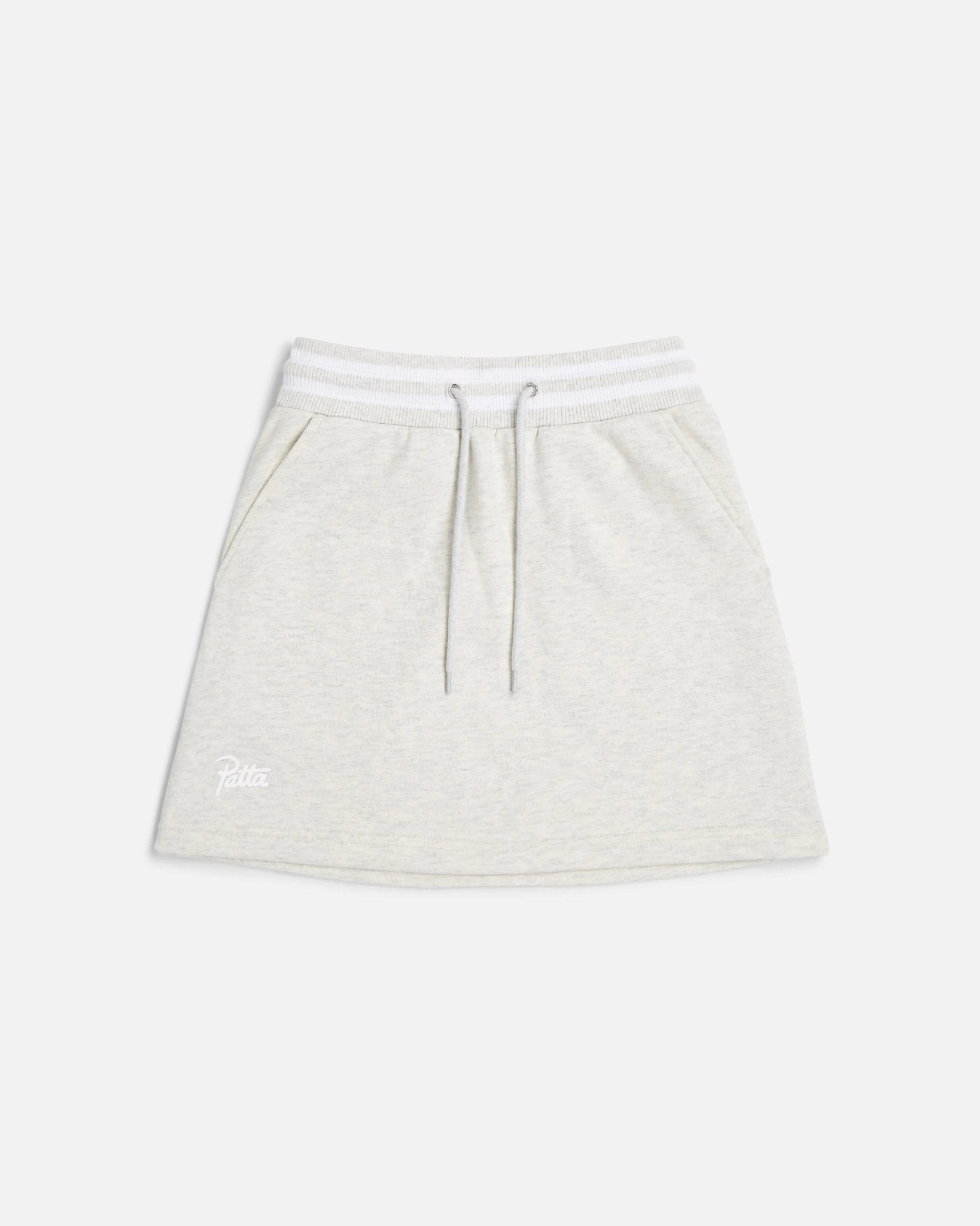 Patta Femme Lounge Skirt (Light Melange Grey) - Patta