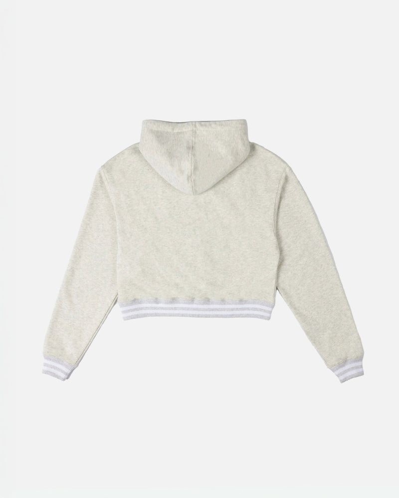 Patta Femme Lounge Zip - Up Hooded Sweater (Light Melange Grey) - Patta