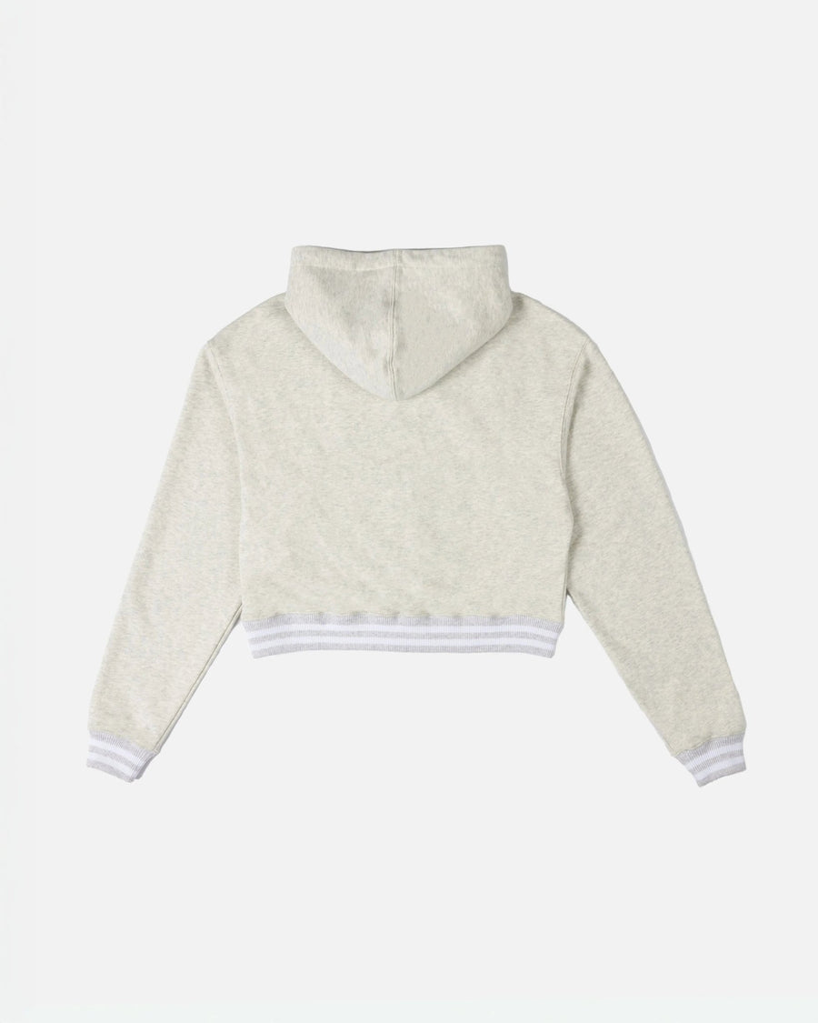 Patta Femme Lounge Zip - Up Hooded Sweater (Light Melange Grey) - Patta