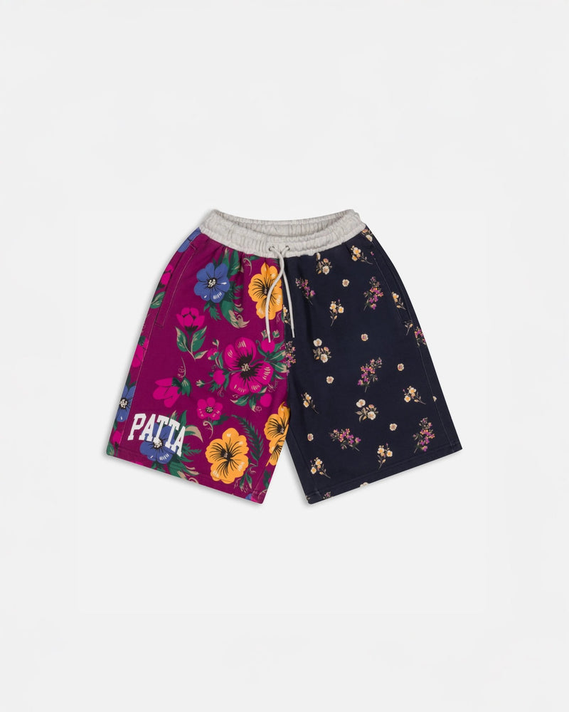 Patta Floral Patchwork Shorts (Multi) - Patta