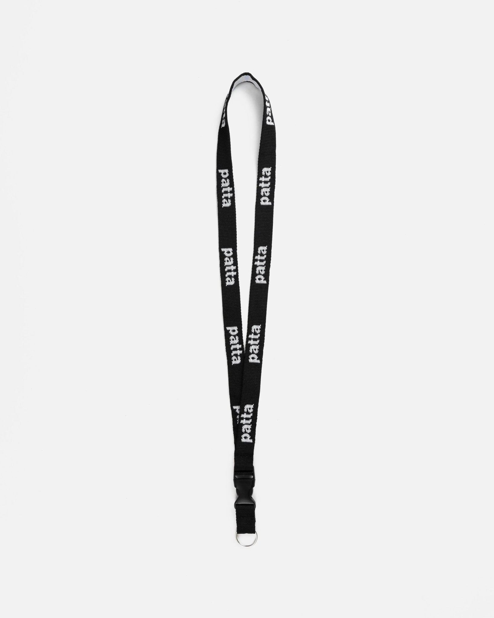 Patta Jacquard Lanyard (Black) - Patta