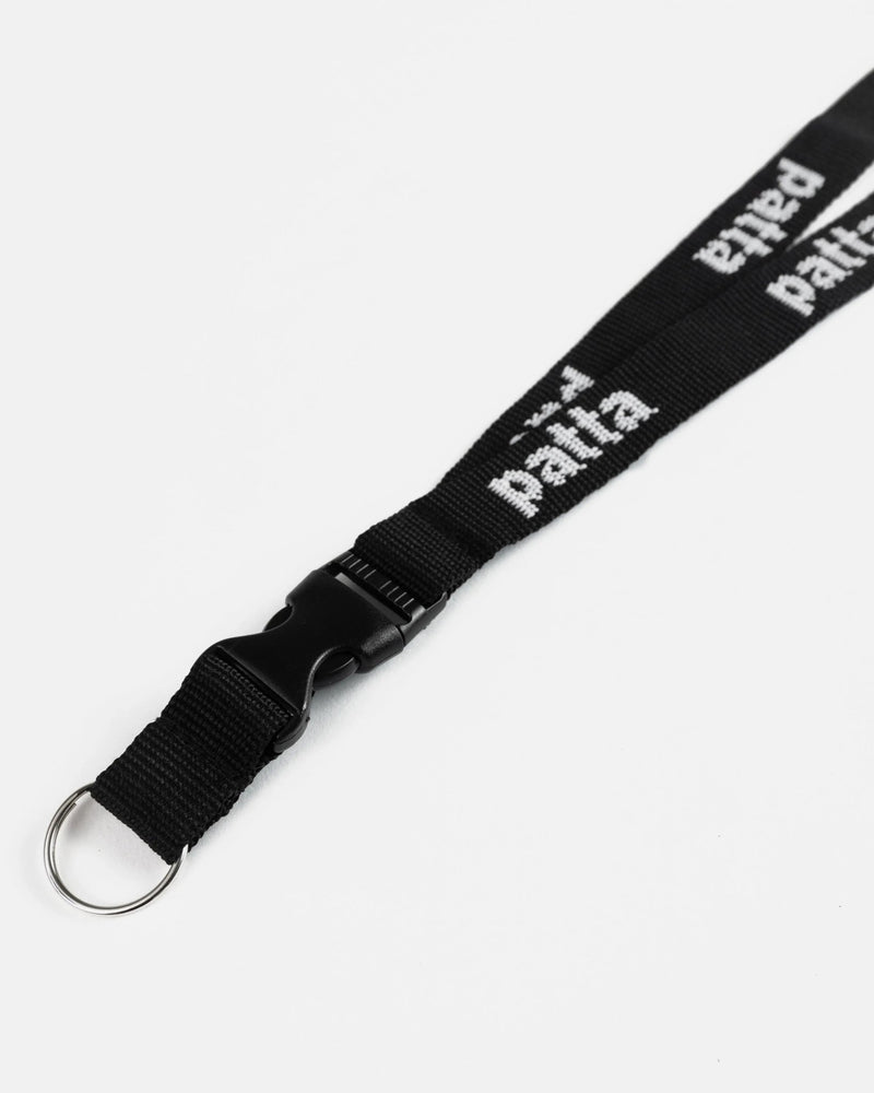 Patta Jacquard Lanyard (Black) - Patta