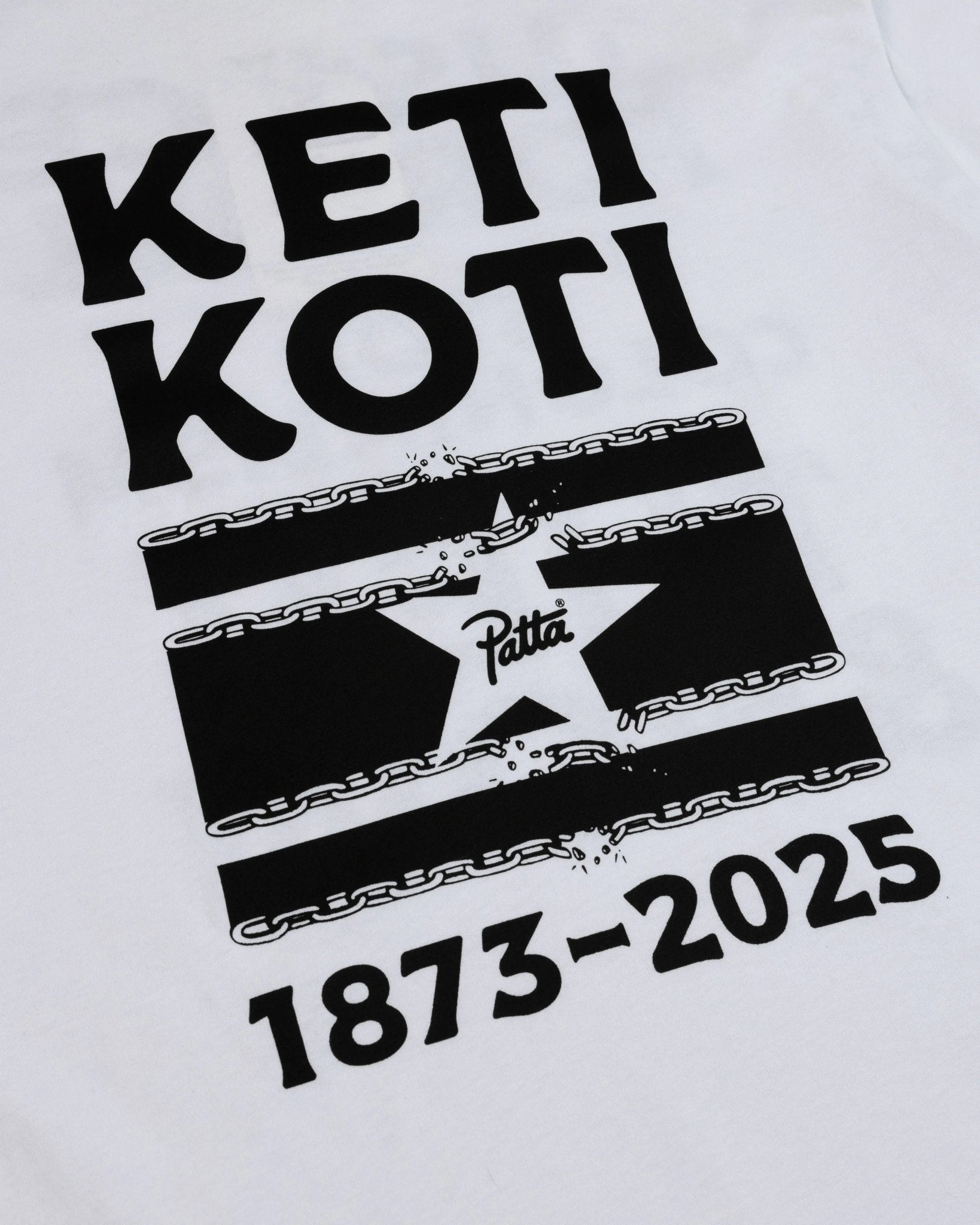 Patta Keti Koti 2025 T-Shirt (White) - Patta