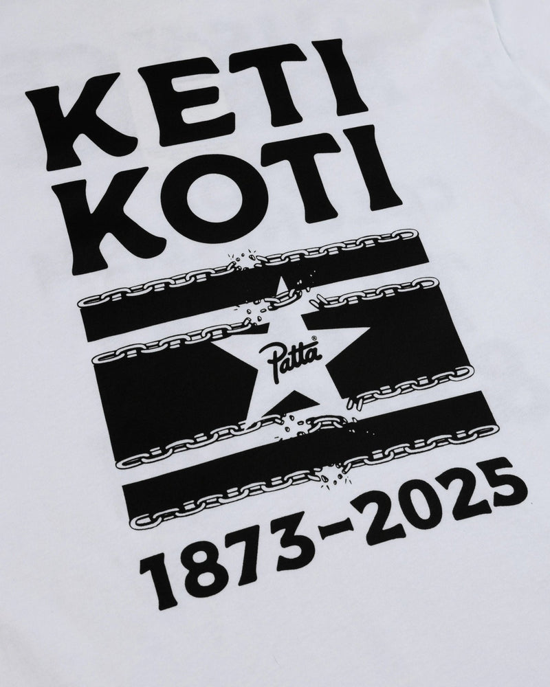 Patta Keti Koti 2025 T-Shirt (White) - Patta