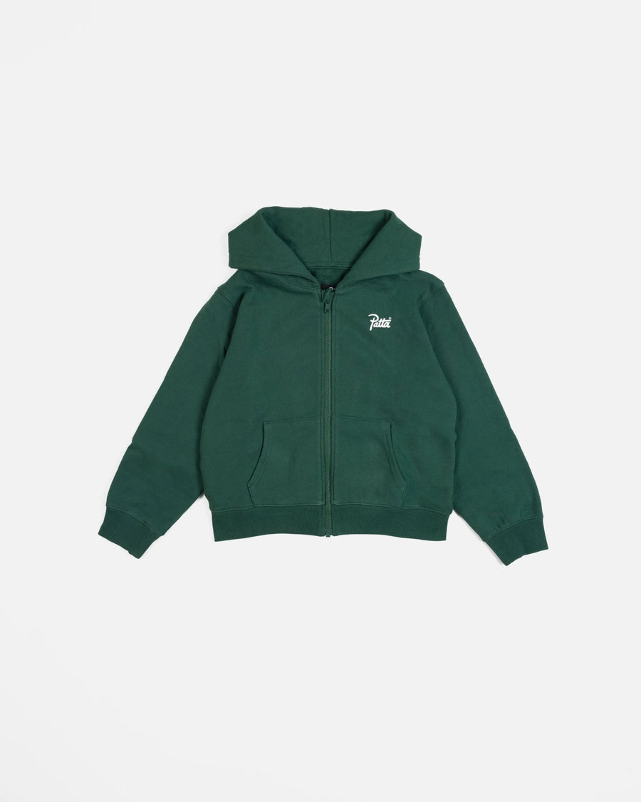 Patta Kids Zip - Up Hooded Sweater (Bistro Green) - Patta
