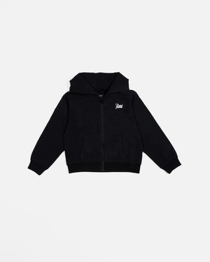 Patta Kids Zip - Up Hooded Sweater (Black) - Patta