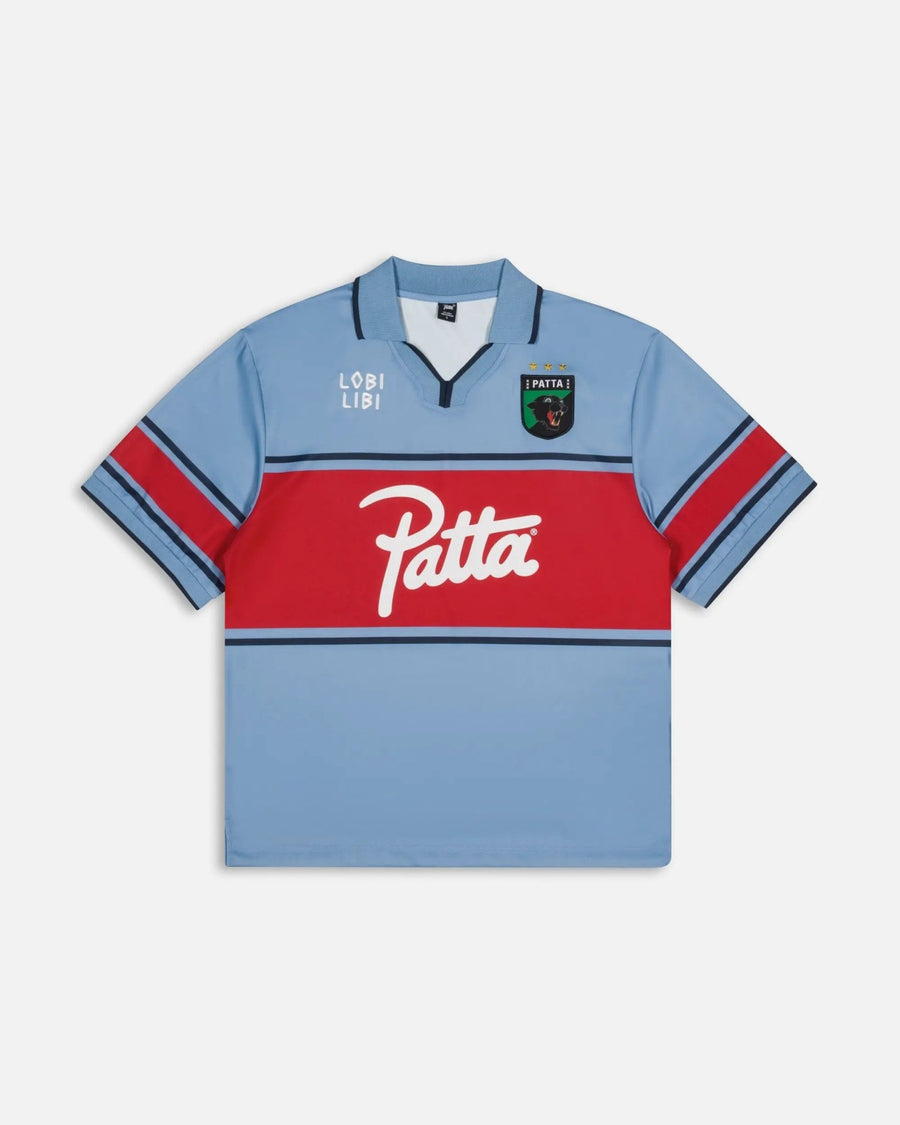 Patta Legacy Football Jersey (Faded Denim) - Patta