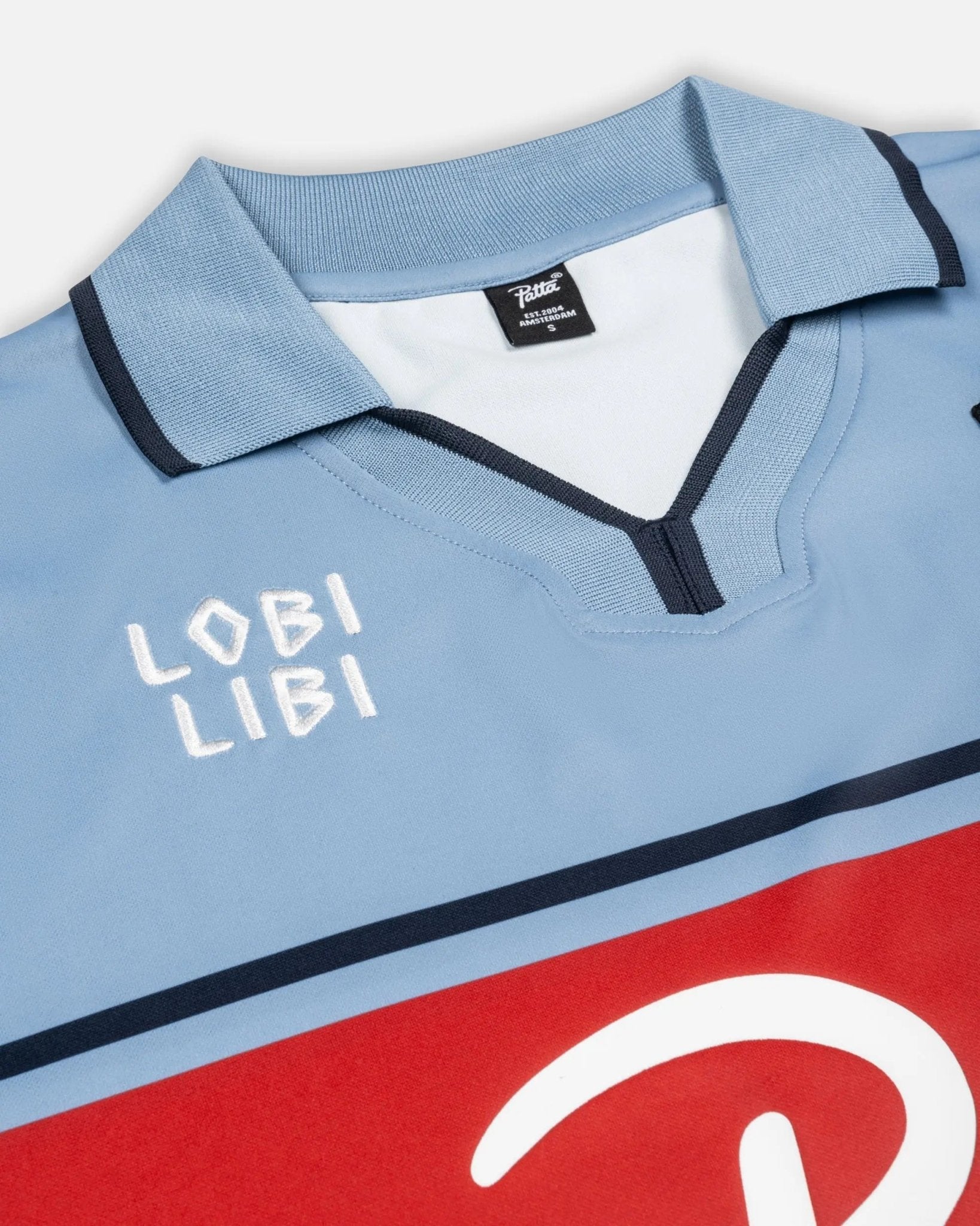 Patta Legacy Football Jersey (Faded Denim) - Patta