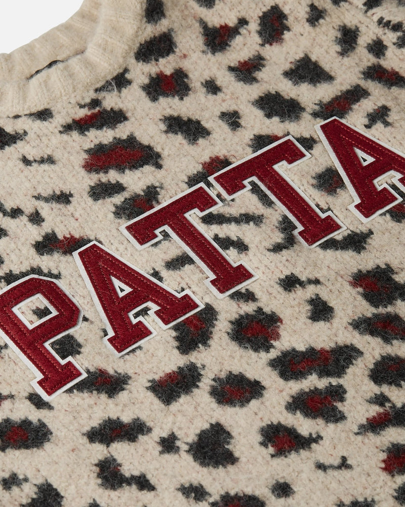 Patta Leopard Brushed Knitted Sweater (Multi) - Patta