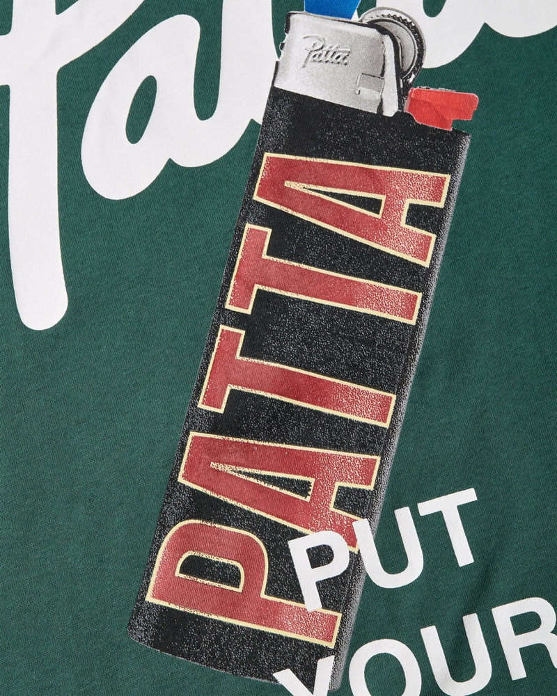 Patta Lighters T-Shirt (Bistro Green) - Patta