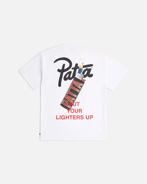 Patta Lighters T-Shirt (White) - Patta