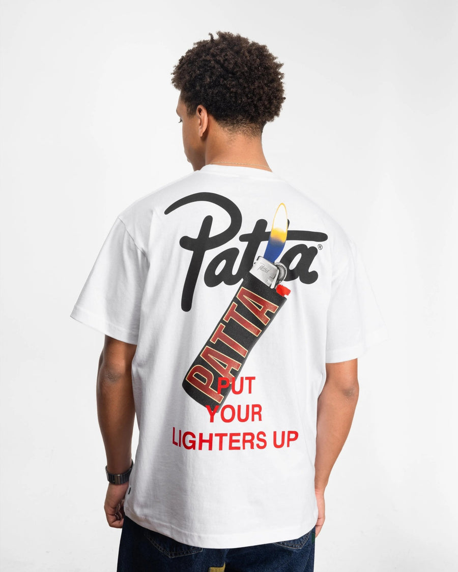 Patta Lighters T-Shirt (White) - Patta