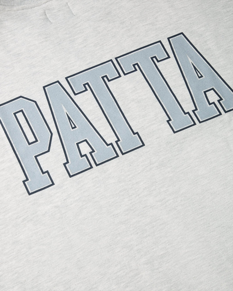Patta Marina Crewneck Sweater (Light Grey Melange) - Patta