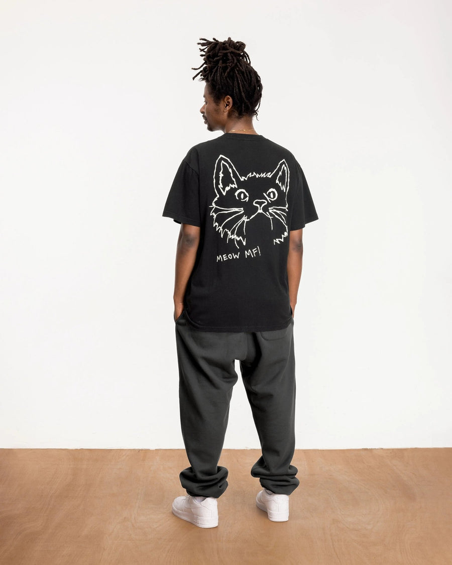 Patta Meow T-Shirt (Black) - Patta