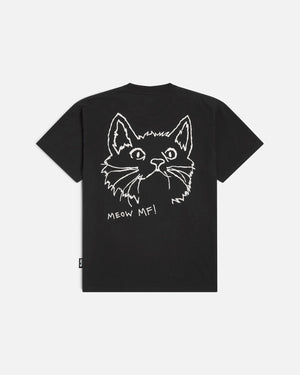 Patta Meow T-Shirt (Black) - Patta