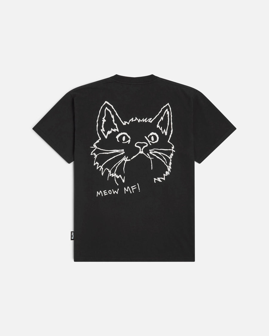 Patta Meow T-Shirt (Black) - Patta