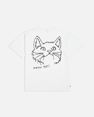 Patta Meow T-Shirt (White) - Patta