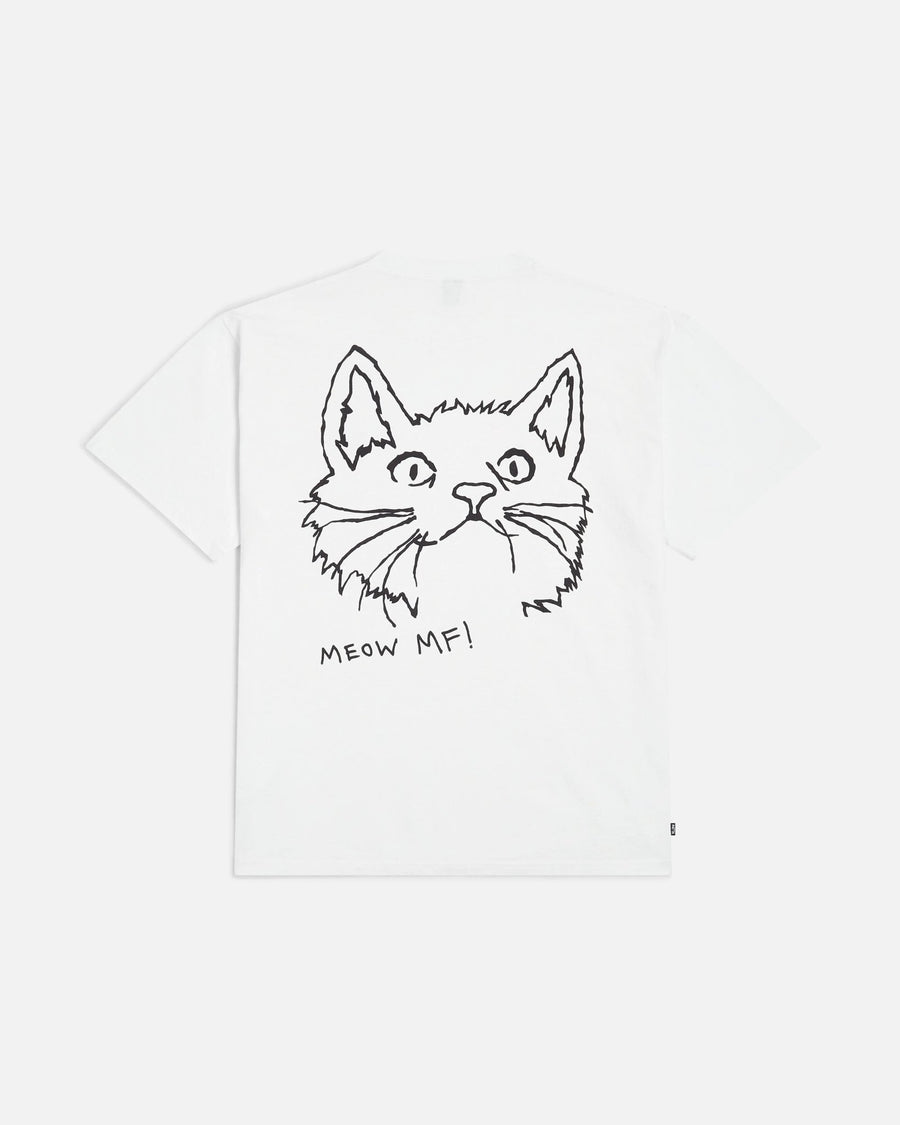Patta Meow T-Shirt (White) - Patta