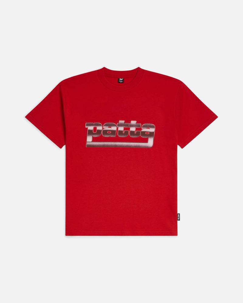 Patta Metal T-Shirt (Haute Red) - Patta