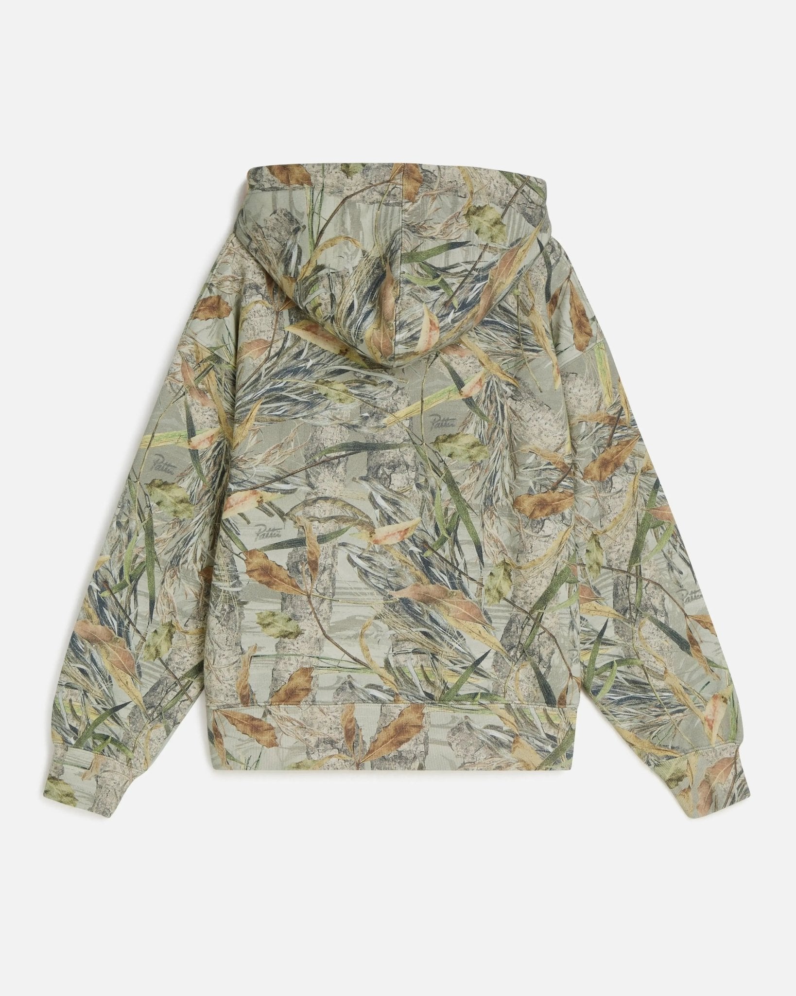 Patta Nature Print Boxy Hooded Sweater (Nature Print) - Patta