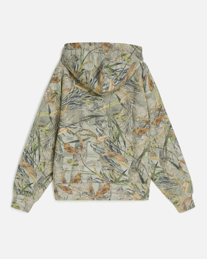 Patta Nature Print Boxy Hooded Sweater (Nature Print) - Patta