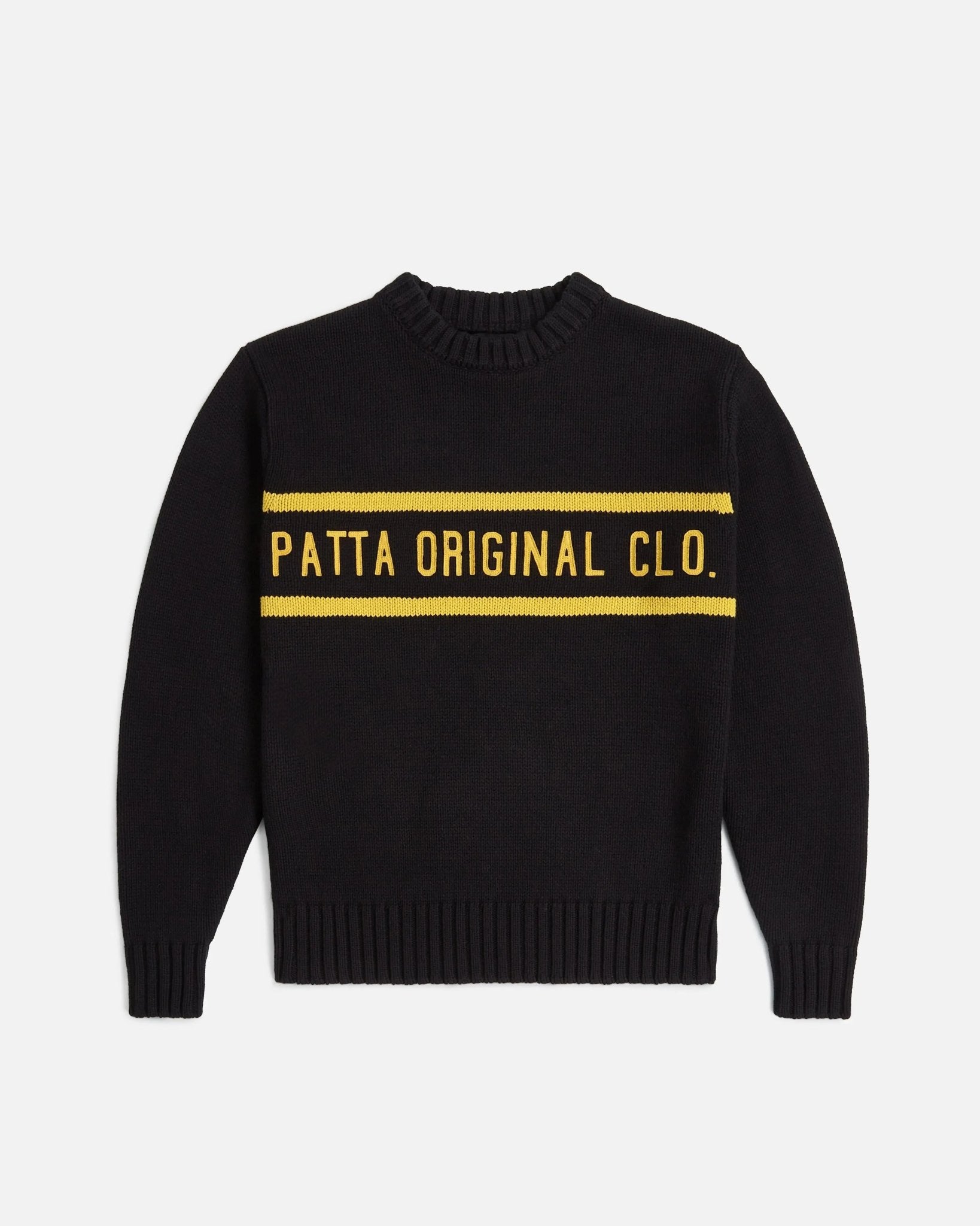 Patta Original Clothing Knitted Jumper (Black) Patta