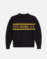 Patta Original Clothing Knitted Jumper (Black) - Patta