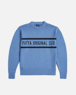 Patta Original Clothing Knitted Jumper (Dusty Blue) - Patta