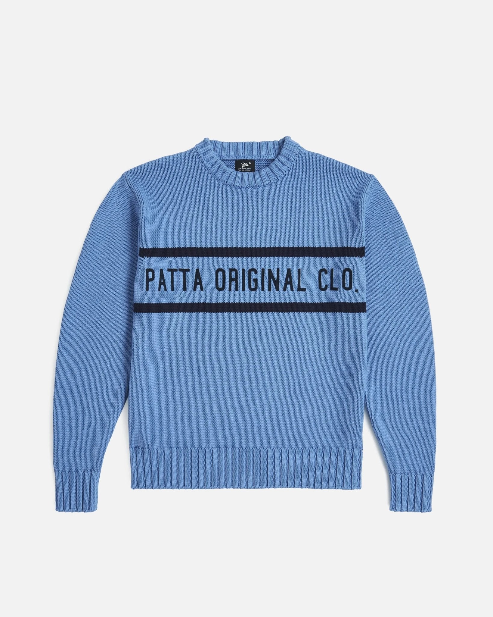 Patta Original Clothing Knitted Jumper (Dusty Blue) - Patta