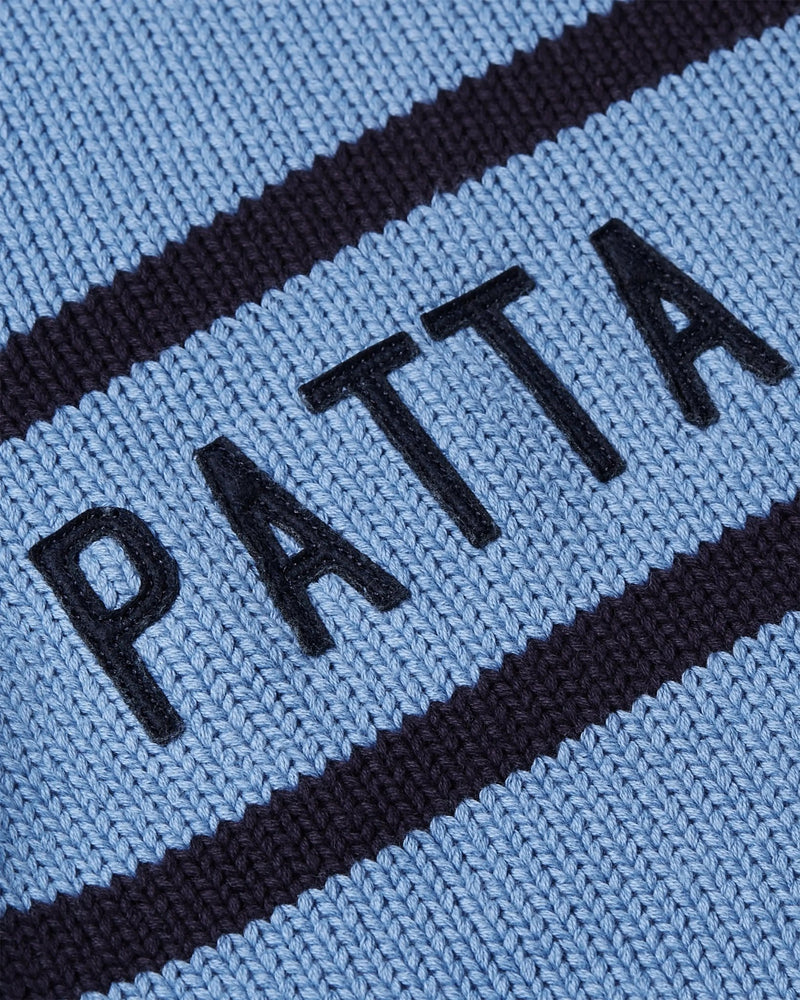 Patta Original Clothing Knitted Jumper (Dusty Blue) - Patta