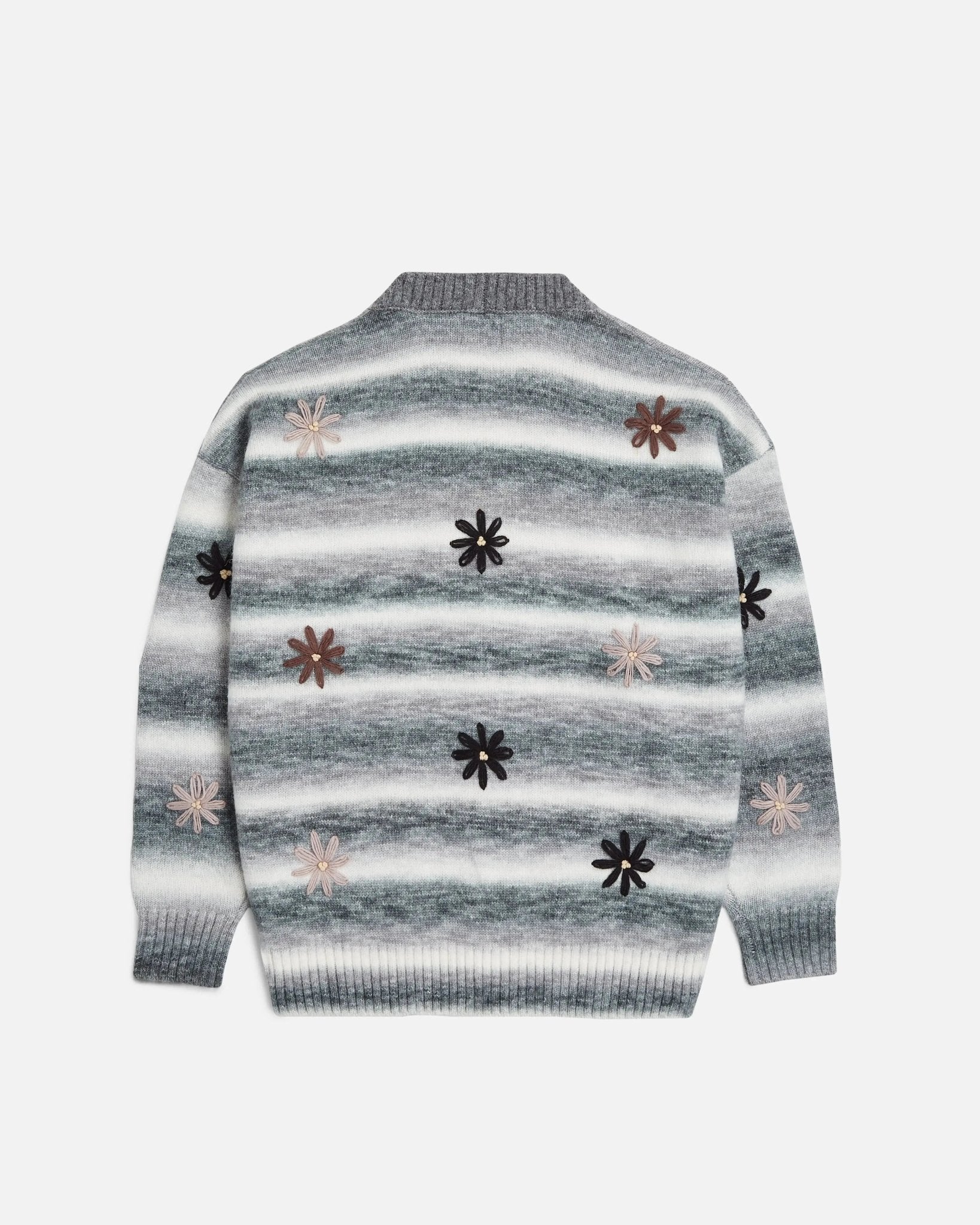Patta Peace & Love Knitted Cardigan (Forged Iron) - Patta