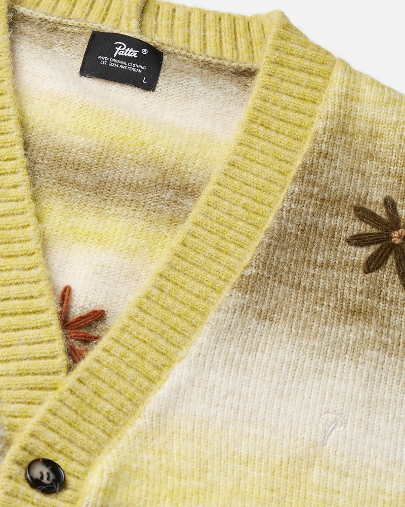 Patta Peace & Love Knitted Cardigan (Multi) - Patta