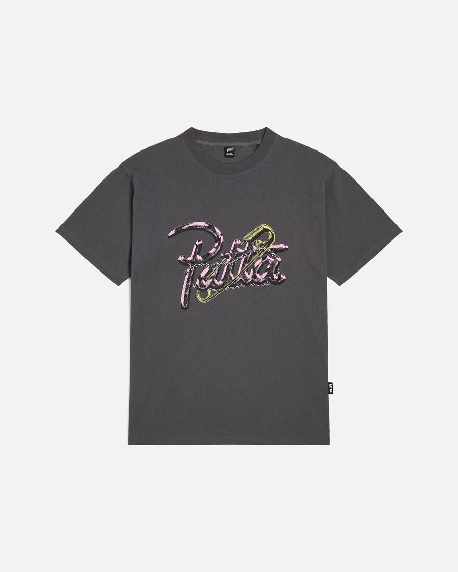 Patta Pinned T-Shirt (Forged Iron) - Patta