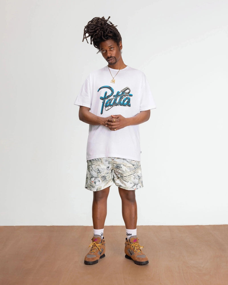 Patta Pinned T-Shirt (White) - Patta