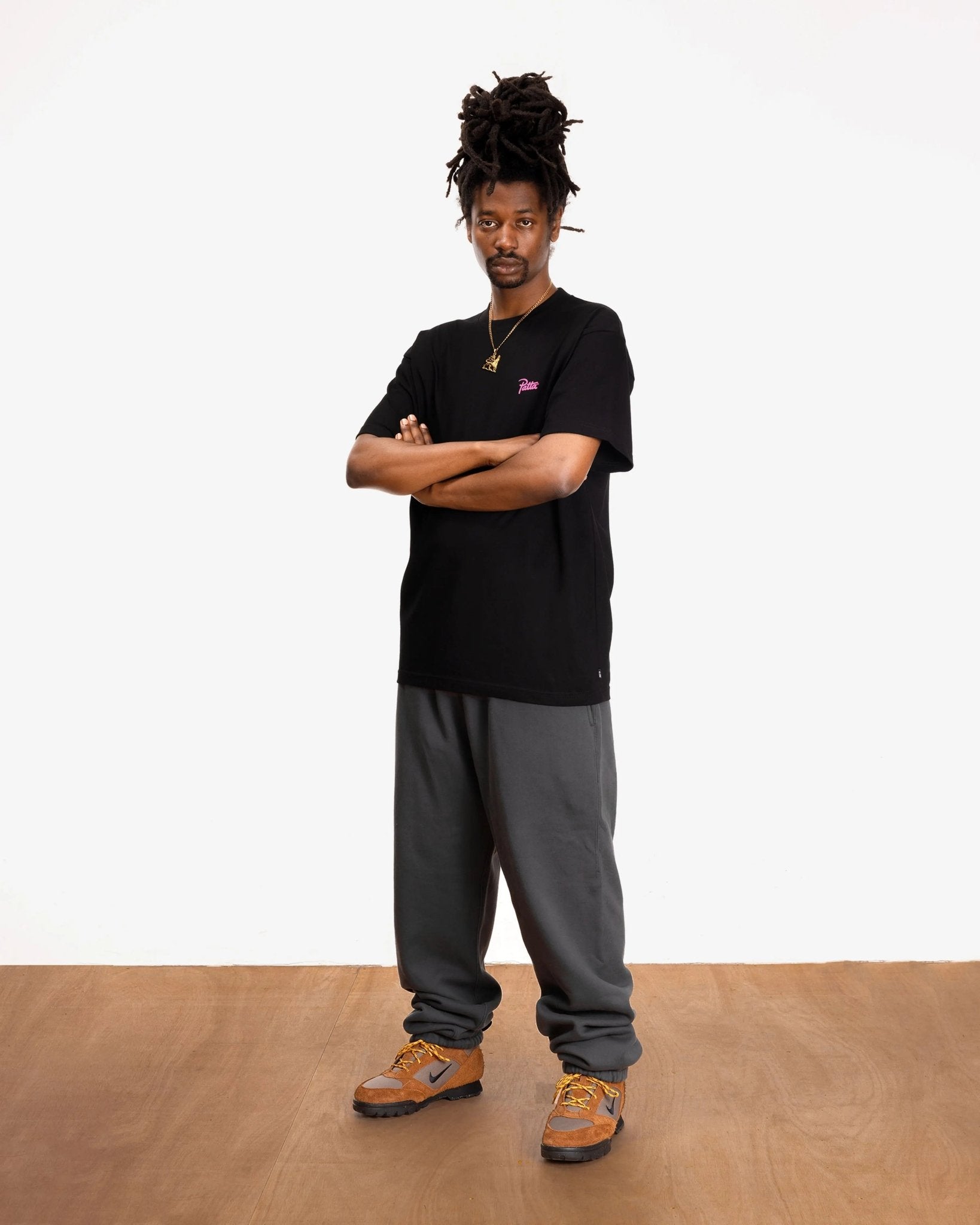 Patta Postcard T-Shirt (Black) - Patta