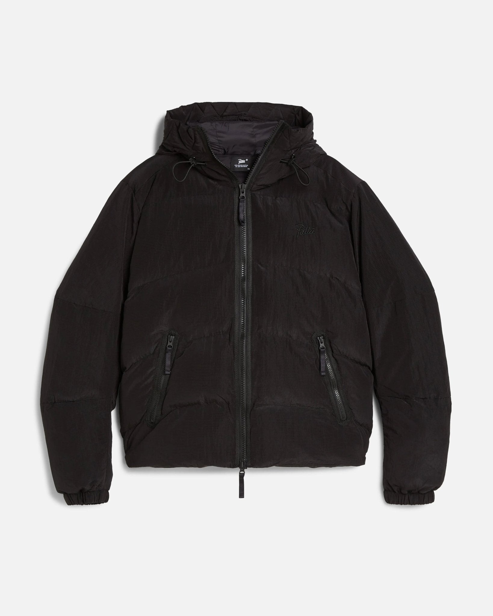 Patta Ripstop Puffer Jacket (Black) - Patta
