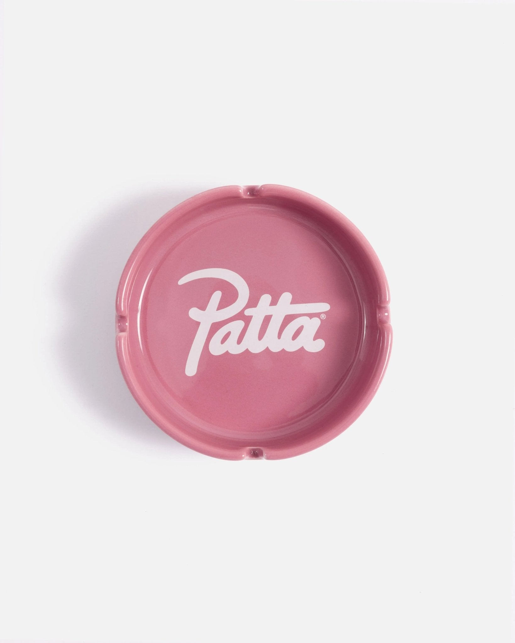 Patta Script Logo Ashtray (Pink/White) - Patta