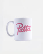 Patta Script Logo Mug (White/Pink) - Patta